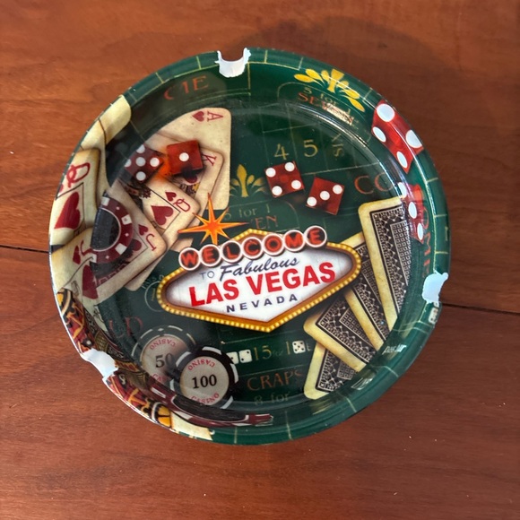 Other - Las Vegas Casino Ashtray | Dice Cards Poker Chips | Souvenir Decor